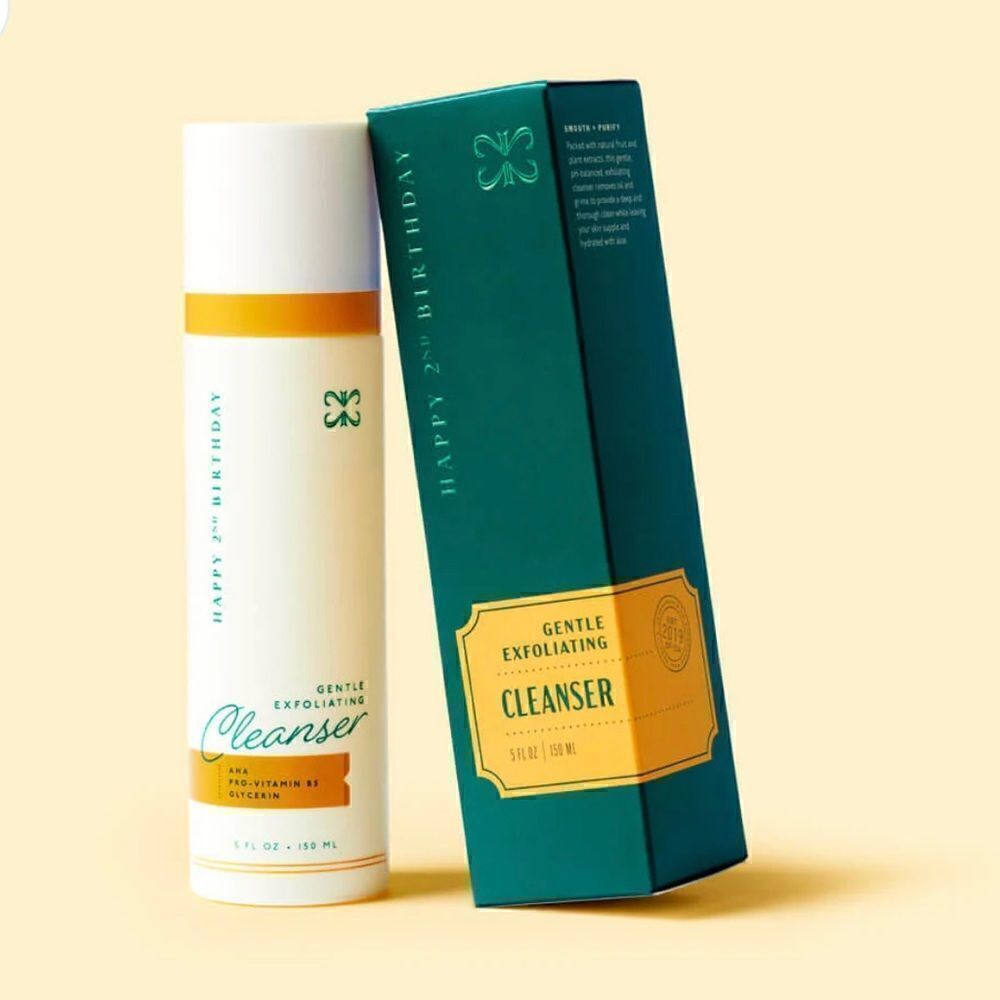 Happy 2nd Birthday Gentle Exfoliating Cleanser 150mL brand new in box